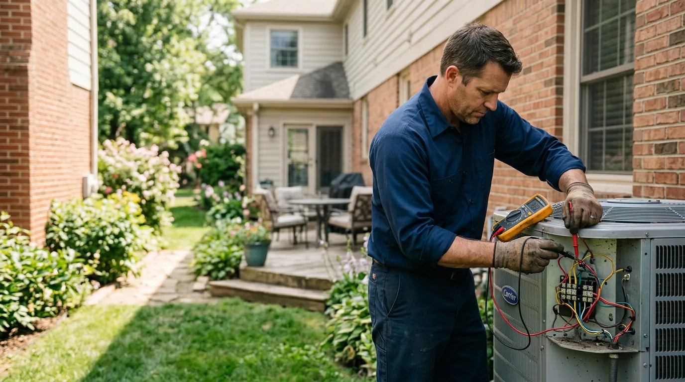 HVAC technician working near Lincoln, AL